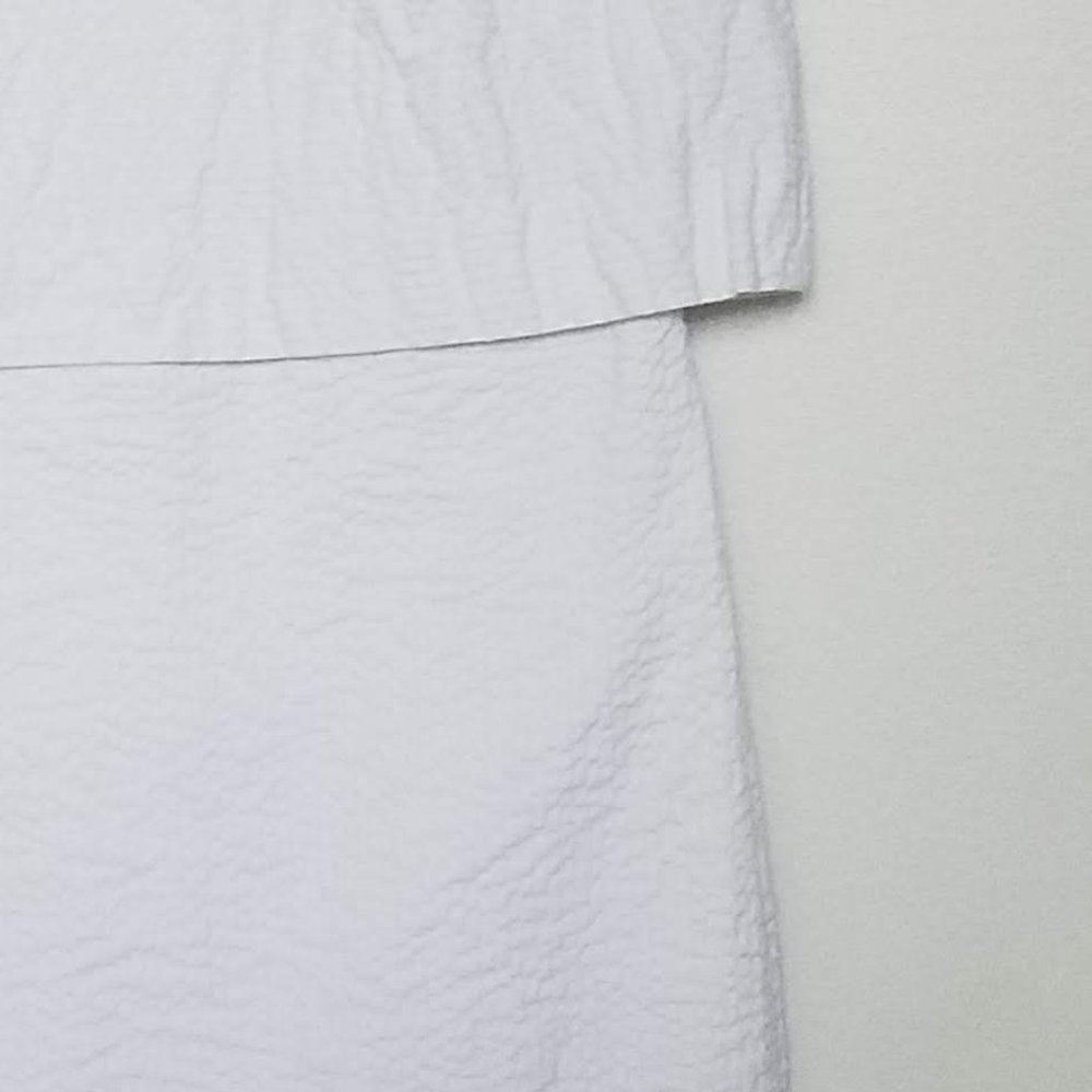 Banana Republic | White Dimpled Fitted Midi Dress - Picture 2 of 3